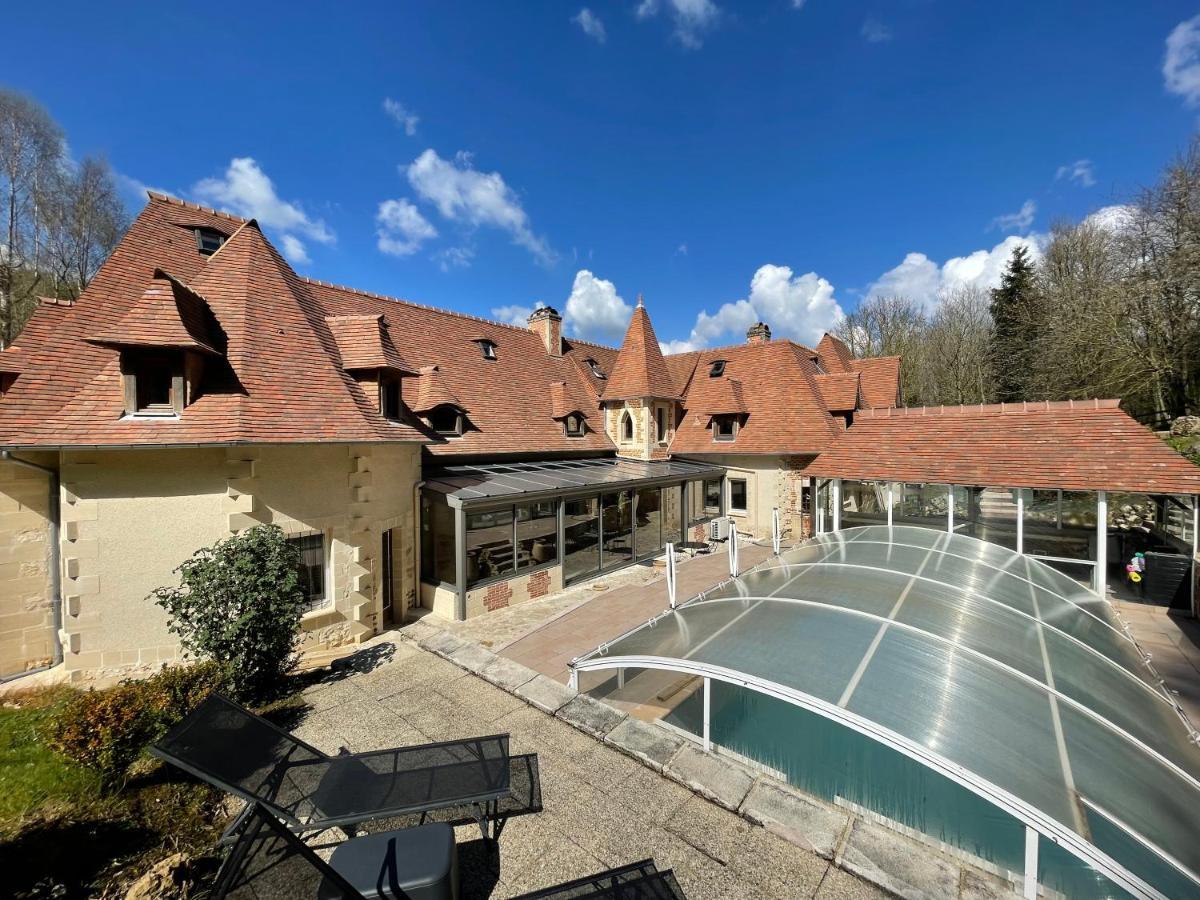 Le Prieure Des Fontaines Hotel Les Preaux Екстериор снимка