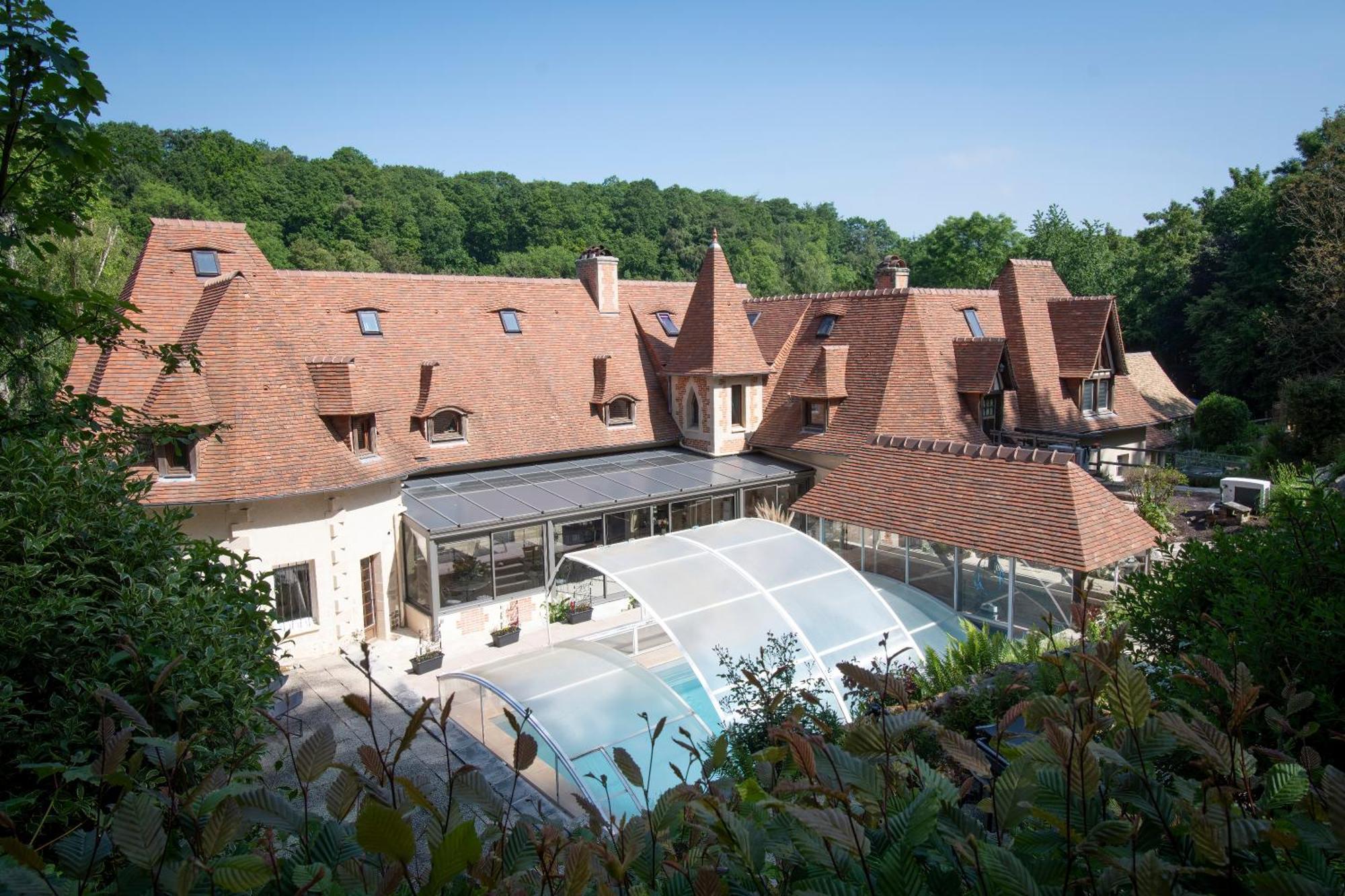 Le Prieure Des Fontaines Hotel Les Preaux Екстериор снимка